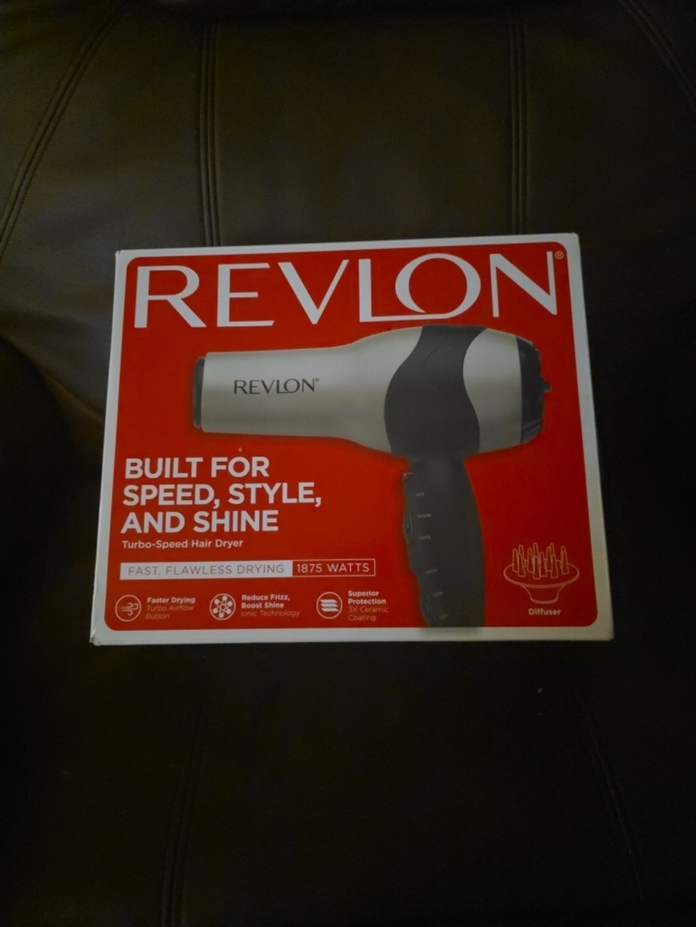 Revlon Hair Dryer in Silver and Black